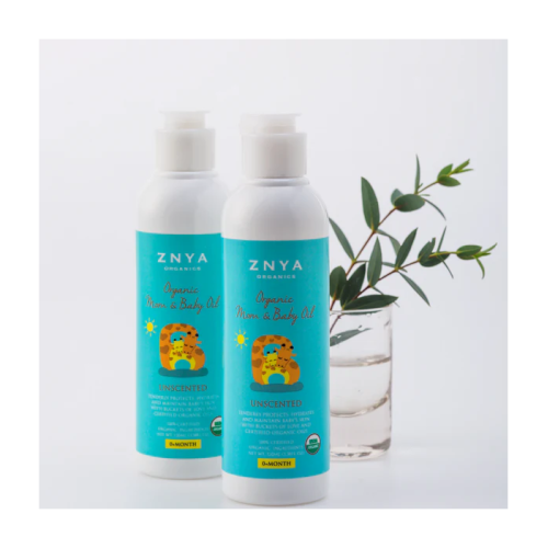 USDA  Organic Mom & Baby Oil Unscented