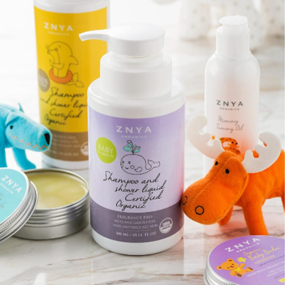 Organic Baby Shampoo and Shower Liquid 2